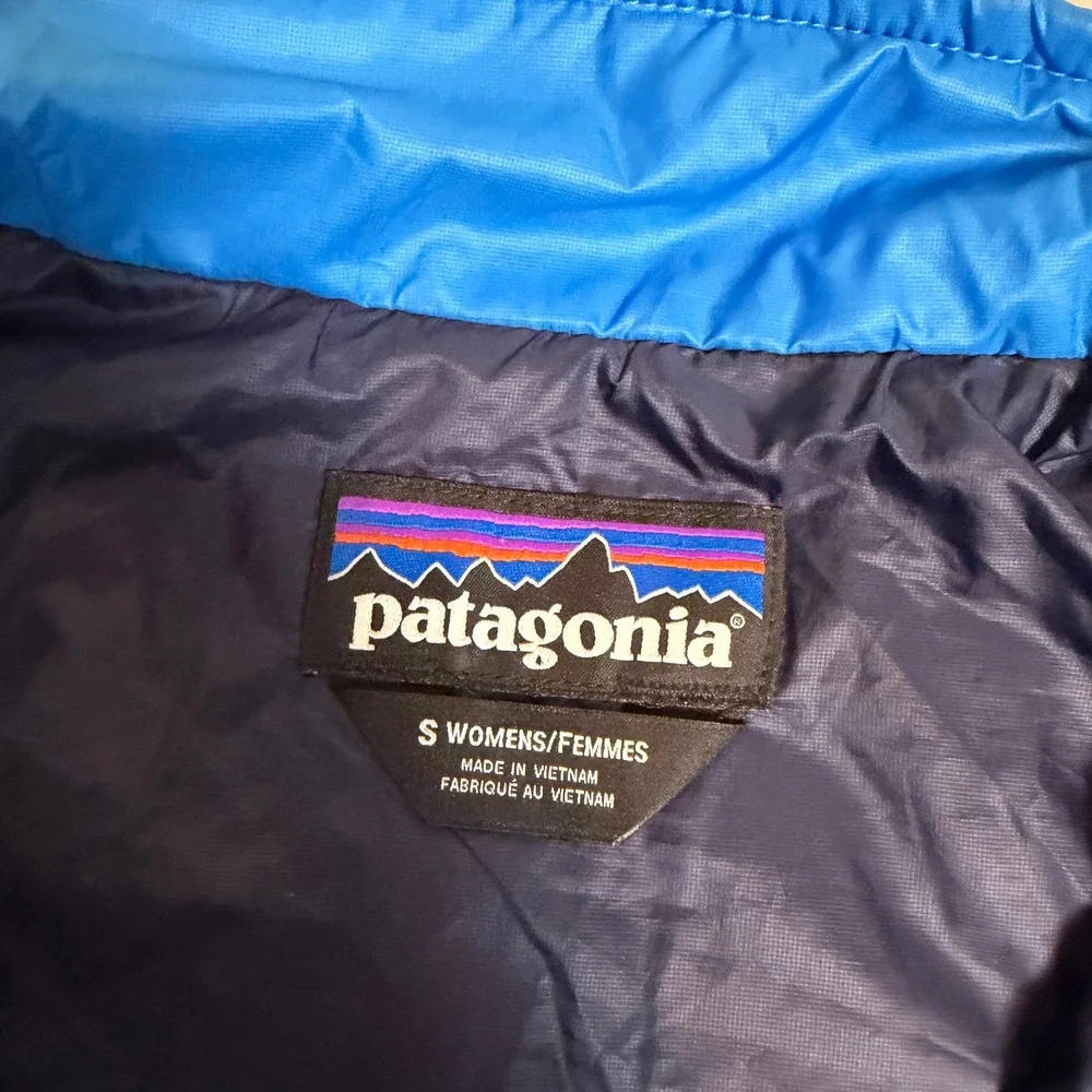 Patagonia Womens Nano Puff Jacket Blue Small STY84217 FA18 Brick Wheels Logo - Picture 2 of 7